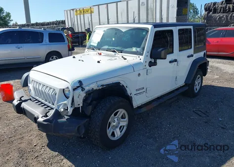 2017 Jeep Wrangler Unlimited Sport 4X4 from USA, damaged, VIN 1C4BJWDG0HL750332
